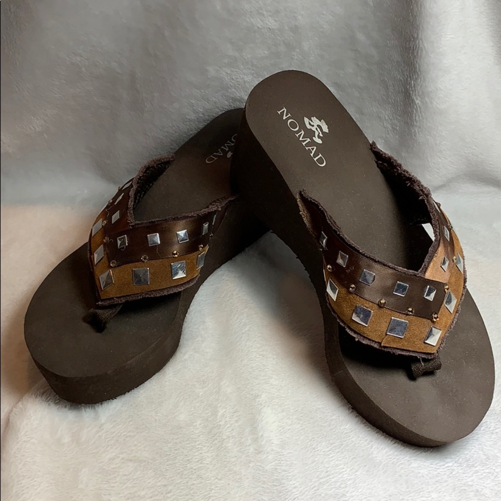 Custom made Nomad Wedge Sandals